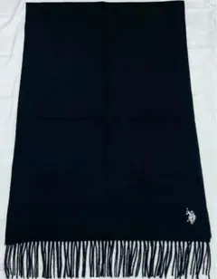 【新品タグ付き】U.S. POLO ASSN マフラー ブラック ポロ