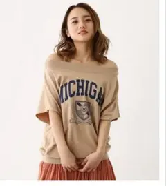 RODEO CROWNS MICHIGAN Tシャツ ベージュのサムネイル