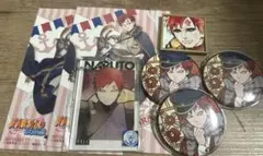 NARUTO 我愛羅 缶バッチ キーホルダー フォトカード