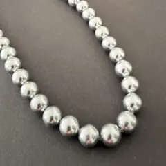 グレーパールネックレス