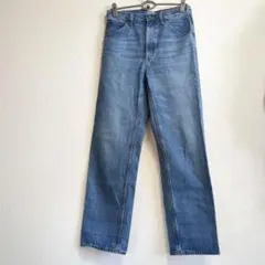 UNIQLO U ユニクロユー　レギュラーフィットストレートハイライズジーンズ