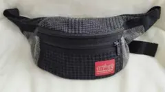 希少　マンハッタンポーテージ　ボディバッグ　ツイード生地　ショルダー　エキスポ