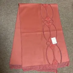 ピンク 刺繍入り 着物ショール