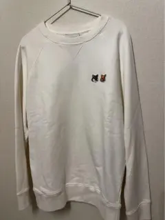 メゾンキツネ ダブルフォックス スウェット L 白 MAISON KITSUNÉのサムネイル