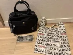 【美品】LISA LARSON 　2WAYショルダーバッグ &エコバッグのサムネイル