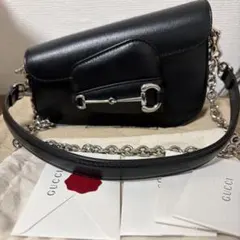 GUCCI グッチ　ホースビット1955 ミニショルダーバッグ　アシンメトリー