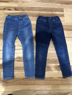 GU スキニージーンズ 2枚セット　120