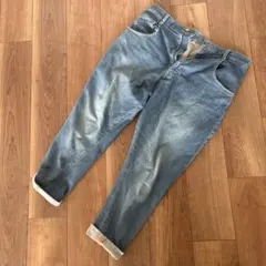 FRAPBOIS ライトブルー サルエル デニムのサムネイル