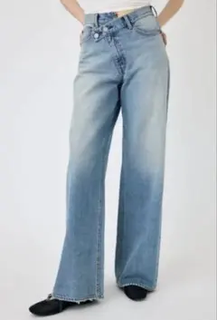 CROSS WAIST WIDE ストレート サイズ2