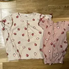 親子リンク　ルームウェア　いちご　Milkiss
