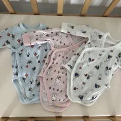 【美品】3点セット！UNIQLO 60サイズ ボディスーツ ベビー　ミッフィー