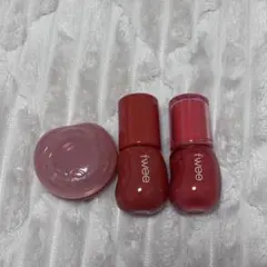 fwee リップ　チーク　3点　カスタード　スコッチ　ソルベ