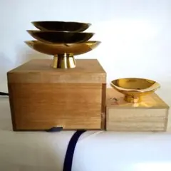 昭和レトロ品です。三段重ね金杯&菊御門金杯です。