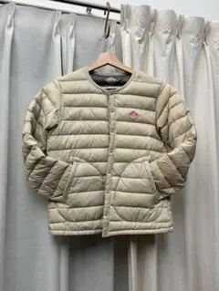 ダントン　ベージュ キルティング インナーダウン