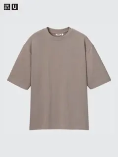 UNIQLO U エアリズムコットンオーバーサイズTシャツ/5分袖