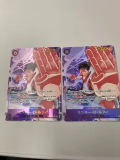 モンキー・D・ルフィ　EB02 SEC パラレル　ワンピースカード　2枚セット