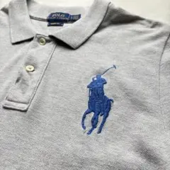 Polo Ralph Lauren スキニーフィット ポロシャツ グレー