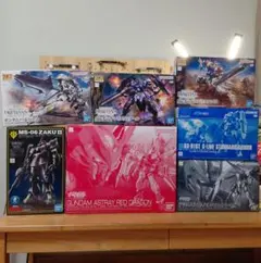 ガンプラ 7点セット まとめ売り HG RG プレミアムバンダイ - メルカリ