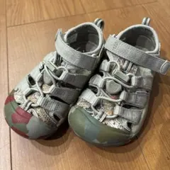 【美品】KEEN カモフラージュ サンダル