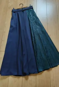 【未使用】HARE　アシメジャガードプリーツスカート