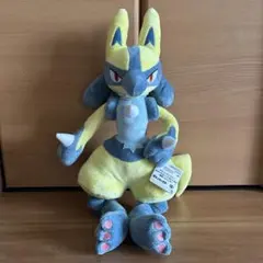 ポケットモンスター　黄色いルカリオ　めちゃもふぐっとぬいぐるみ