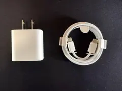 Apple純正、未使用品 20W USB-C電源アダプタ＆ケーブル