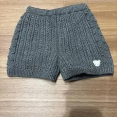 未使用 ファミリア 90 ショートパンツ　ニット