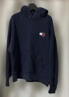 難ありTOMMY JEANS パーカー ネイビー