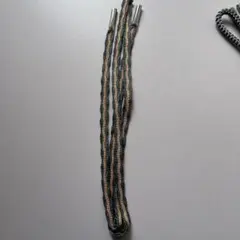 グレーとオレンジの帯締め