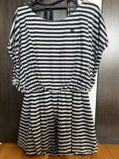 バーバリーブルーレーベル⭐︎ストライプ 半袖ワンピース サイズ38