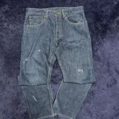 メンズ デニムパンツ ダメージ Mサイズ