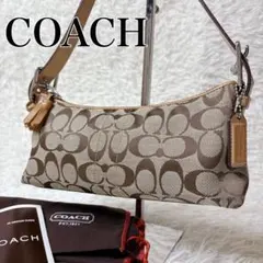 COACH コーチ シグネチャー ワンショルダーバッグ アクセサリーポーチ