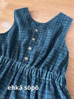 【ehkä söpö】チェック柄ワンピース