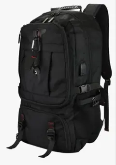 大容量 多機能リュックサック 60L 拡張可能 靴収納可能