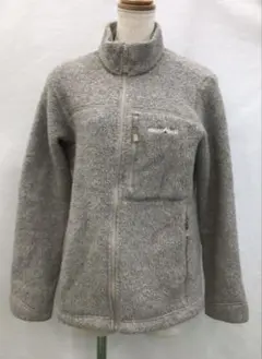 T726-60レディース フリースLグレー 刺繍 montbell 12/25