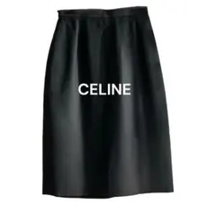 CELINE 高級ウール素材 スカート 34 フランス製のサムネイル