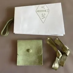 新品　ヴァンクリーフ＆アーペル　保存袋　リボン　ショッパー付き　10×10