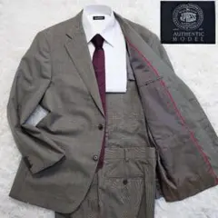 J.PRESS　スーツ　背抜き　グレンチェック　太め　L〜XL相当　日本製