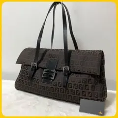 極美品 FENDI マンマバケット トートバッグ ズッキーノ フェンディ ズッカ
