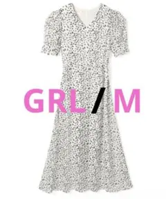 【セール】GRL グレイル ワンピース ダルメシアン柄 M