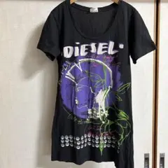 お値下げ！DIESEL グラフィックプリント Tシャツ 黒　XS