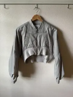 UN3D. VOLUME SLEEVE SHORT MA-1のサムネイル