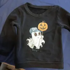 ゴーストとパンプキンのTシャツ 90サイズ
