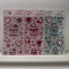 キラキラジュエルシール　3種