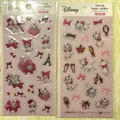 【大人気】Seria　セリア　マリーちゃん　エポキシラメシール　2種類2枚