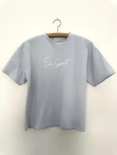 ELLE SPORT スポーツTシャツ　レディース半袖ブルーグレーのサムネイル