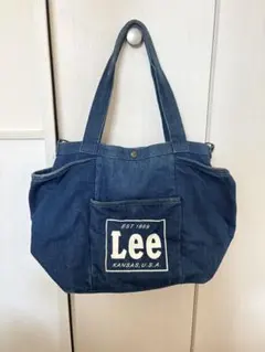 Lee デニムトートバッグ　2WAY ショルダーバッグのサムネイル