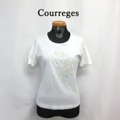 MY3399美品▲Courreges▲クレージュTシツ レディース ビジュー38のサムネイル