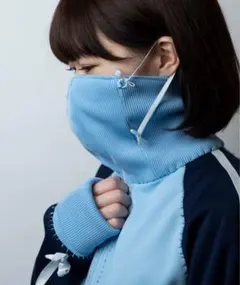 keisuke kanda 手縫い　ジャージミーツマスクライトブルーのサムネイル