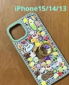 ❤️連休限定お値下げ中❤️デコ電 スマホケース リング付き ハンドメイド